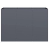 vidaXL Plantenbak 120x40x80 cm koudgewalst staal antracietkleurig