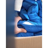 vidaXL Tuinbankkussens 2 st 120x50x7 cm oxford stof blauw