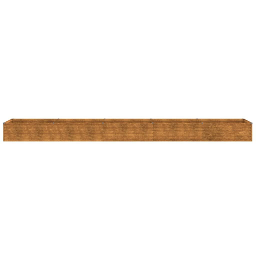 vidaXL Plantenbak verhoogd 482x50x36 cm cortenstaal