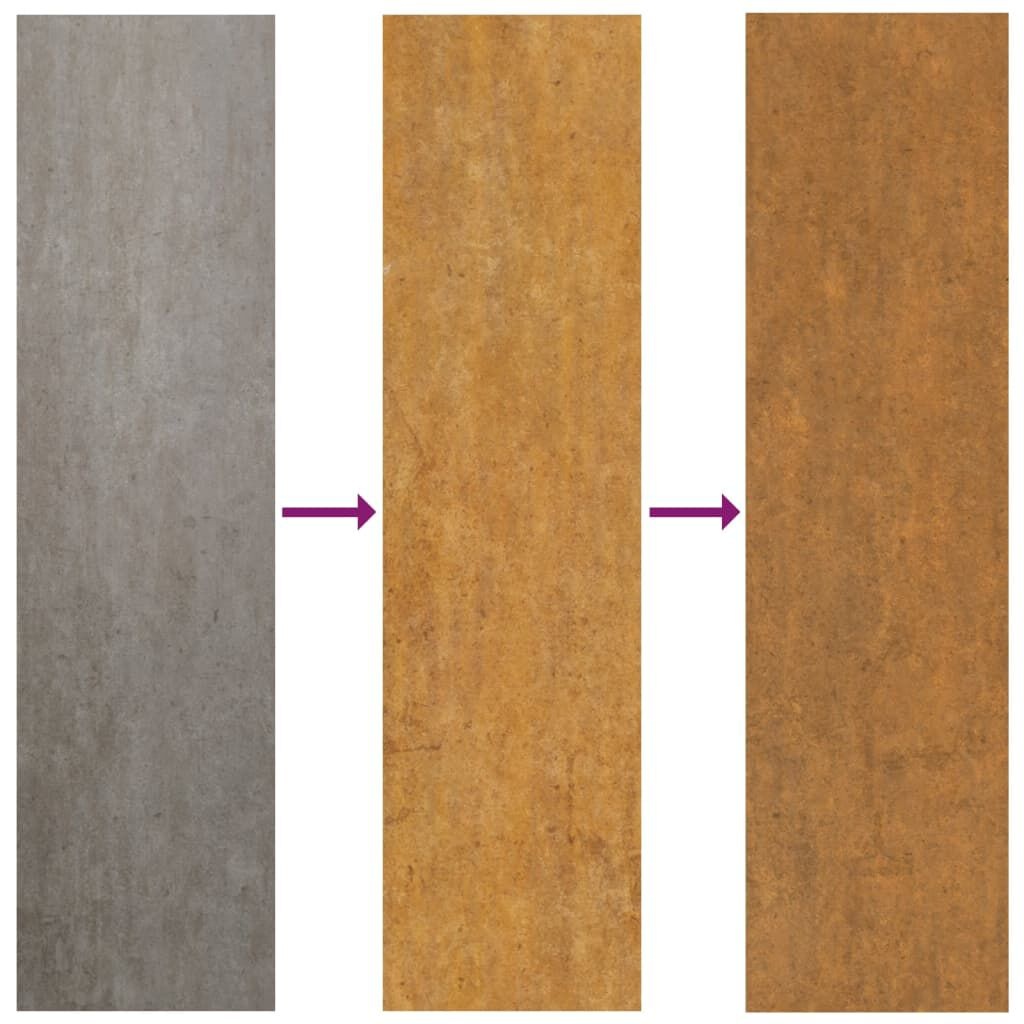 vidaXL Plantenbak verhoogd 482x50x36 cm cortenstaal