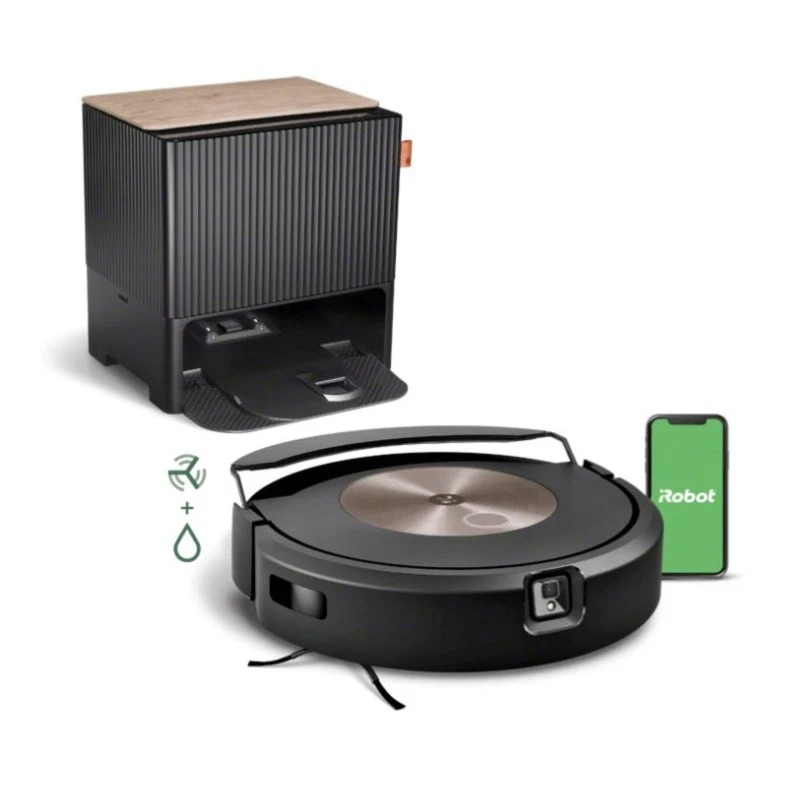 Robotstofzuiger & Dweilrobot iRobot Combo j9+ Zwart - 60% Korting