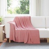 vidaXL Kleden 6 st Roze 200 x 150 cm 2.52 kg Fleece