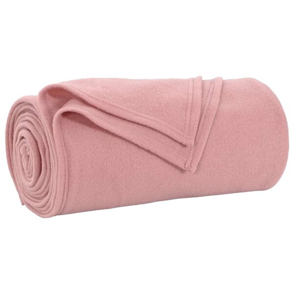 vidaXL Kleden 6 st Roze 200 x 150 cm 2.52 kg Fleece