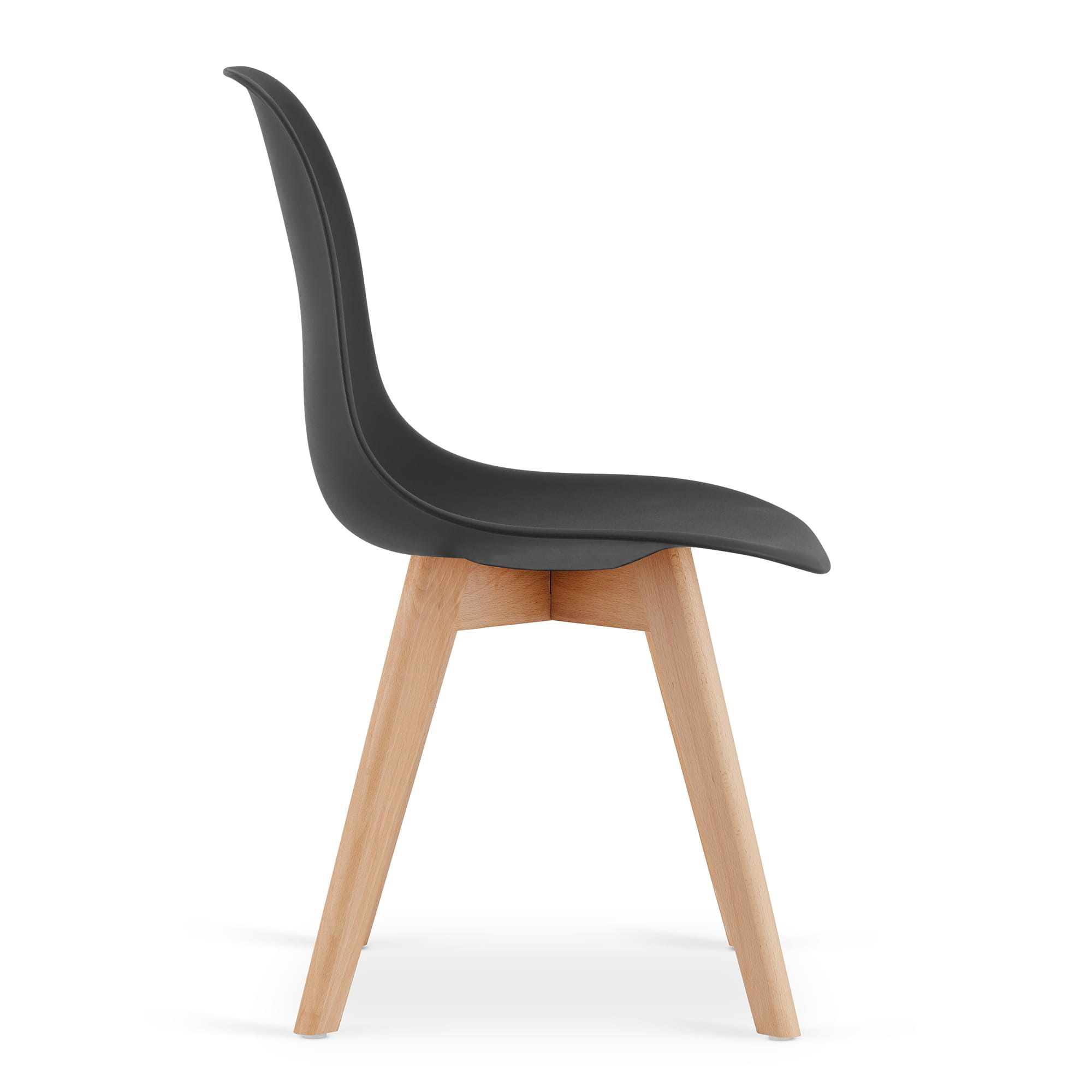 Eetkamerstoelen KITO Set van 4 - Zwart - Ergonomisch & Duurzaam - 61% Korting