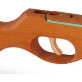 BestSaller Gums Shoot Wooden Gun (Multi-Colour)