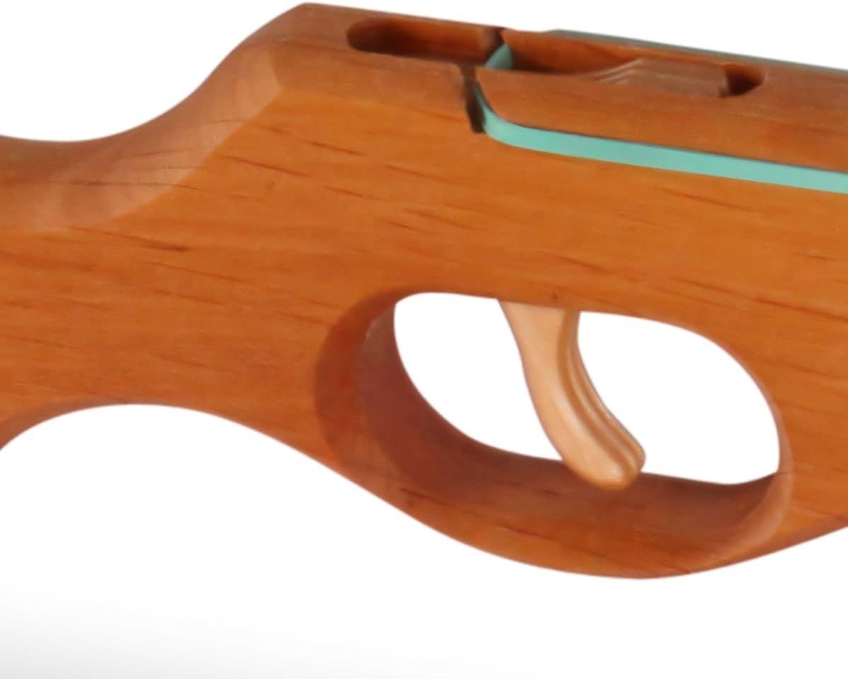 BestSaller Gums Shoot Wooden Gun (Multi-Colour)