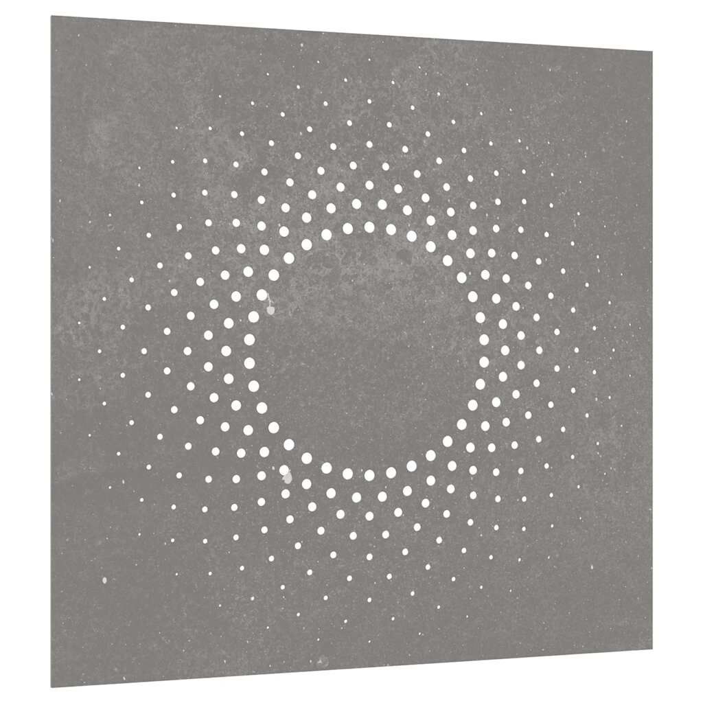 vidaXL Wanddecoratie tuin zonontwerp 55x55 cm cortenstaal