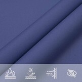 vidaXL Zonnescherm rechthoekig 6x7 m oxford stof blauw
