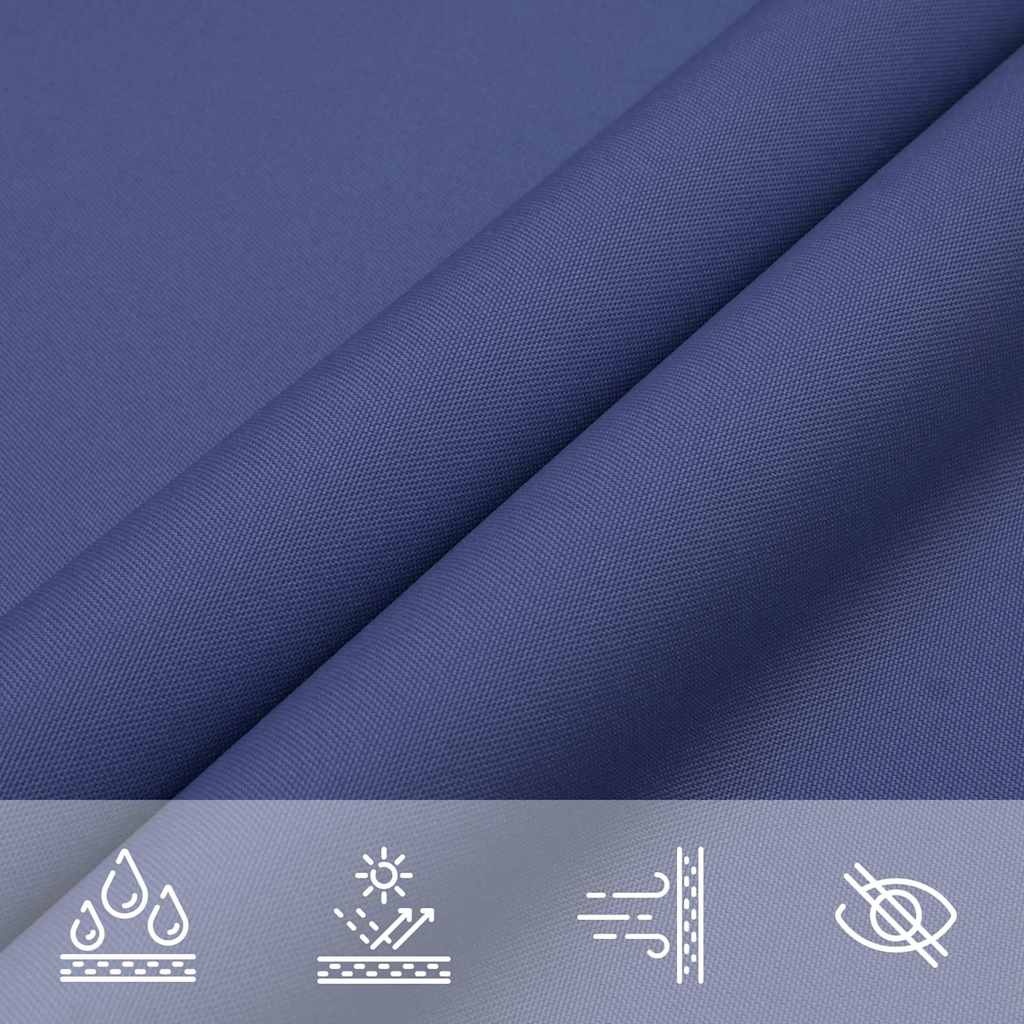 vidaXL Zonnescherm rechthoekig 6x7 m oxford stof blauw