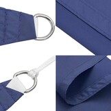 vidaXL Zonnescherm rechthoekig 6x7 m oxford stof blauw