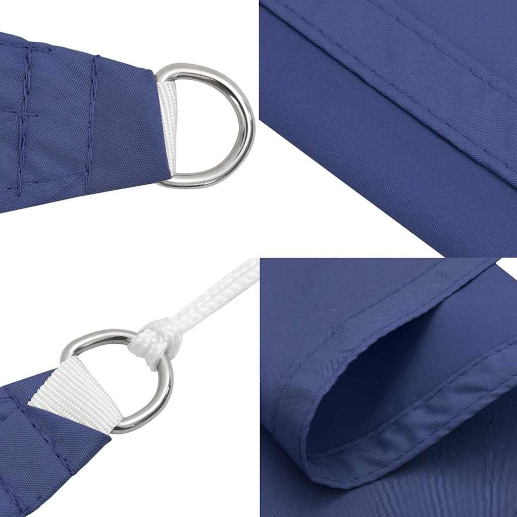 vidaXL Zonnescherm rechthoekig 6x7 m oxford stof blauw