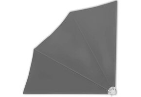 Inklapbaar Balkonscherm 140x140 cm Grijs - 40% Korting