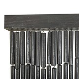 vidaXL Bamboe Vliegengordijn 90x200 cm Donkergrijs - 52% Korting