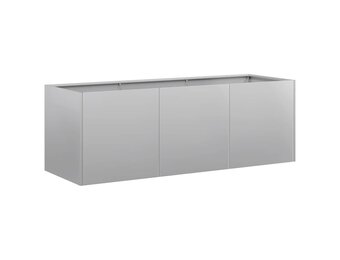 vidaXL Plantenbak 120x40x40 cm gegalvaniseerd staal