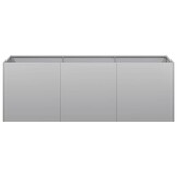 vidaXL Plantenbak 120x40x40 cm gegalvaniseerd staal