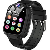 Smartwatch voor kinderen met camera Muziekhorloge Telefoon Spraakoproep SOS Games Wekker, babymeisje en jongen 3-12 jaar Cadeau