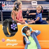 Smartwatch voor kinderen met camera Muziekhorloge Telefoon Spraakoproep SOS Games Wekker, babymeisje en jongen 3-12 jaar Cadeau