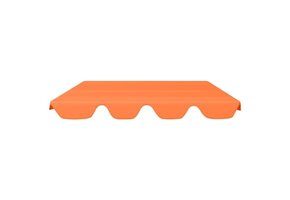 Oranje Vervangingsluifel voor Schommelbank (40% Korting)