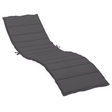 vidaXL Ligbedkussen Oxford Stof Antraciet 200x60 cm - 58% Korting