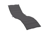 Ligbedkussen Oxford Stof Antraciet 200x60x3 cm - 40% Korting