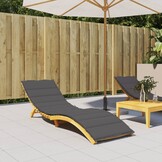 vidaXL Ligbedkussen Oxford Stof Antraciet 200x60 cm - 58% Korting