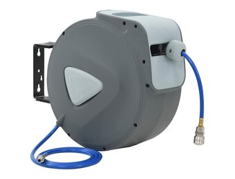 vidaXL Automatische luchthaspel 1/4" 30 m