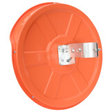 vidaXL Buiten Convex Verkeersspiegel Oranje Ø30 cm Polycarbonaat