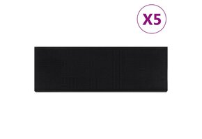 vidaXL Trapmatten Rubber Zwart 4 stuks (van 5) 25x75 cm 40% Korting