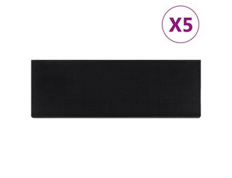 vidaXL Trapmatten 5 st 25x75 cm rubber