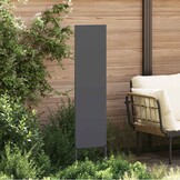 vidaXL Tuin decoratief paneel Antraciet 32 x 140 cm Koudgewalst staal