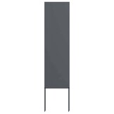 vidaXL Tuin decoratief paneel Antraciet 32 x 140 cm Koudgewalst staal