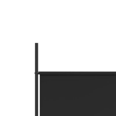 5-delig Kamerscherm Zwart 250x200 cm - 29% Korting!
