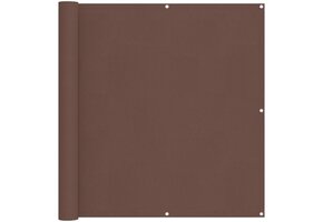 VidaXL Balkon Scherm 110x700cm Oxford Stof - Bruin, 57% Korting!