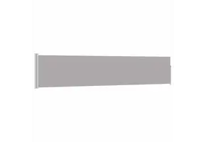 Uittrekbaar Tuinscherm 100x500cm Grijs - 41% Korting