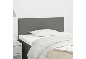 Hoofdbord Donkergrijs Stof 90x5x78/88 cm - 75% Korting