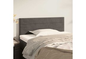 Hoofdbord Donkergrijs Fluweel 90x78/88 cm - 78% Korting