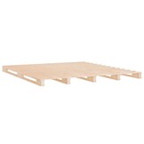 vidaXL Palletbed Massief Grenenhout 140x200 cm - 30% Korting