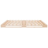 vidaXL Palletbed Massief Grenenhout 140x200 cm - 30% Korting