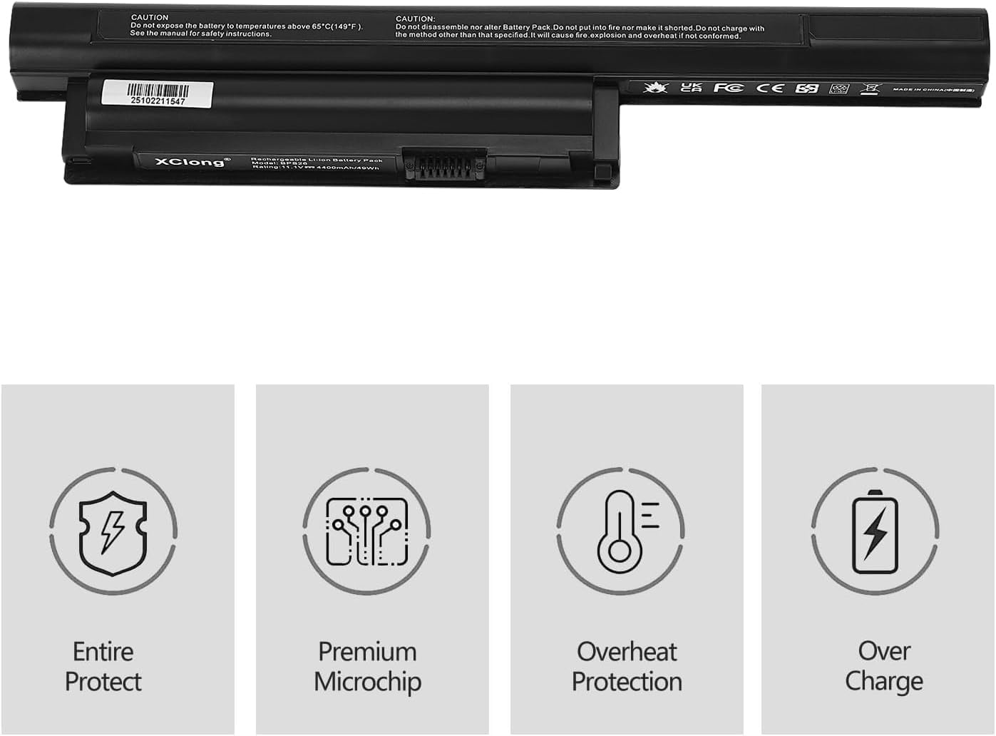 Laptop Accu voor Sony Vaio 11.1V 4400mAh - 33% Korting!
