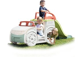 Smoby Activiteitenauto 3-in-1 met Glijbaan & Zandbak - 35% Korting