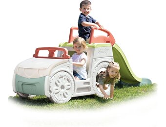 Smoby Activiteitenauto 3-in-1 met Glijbaan & Zandbak - 35% Korting