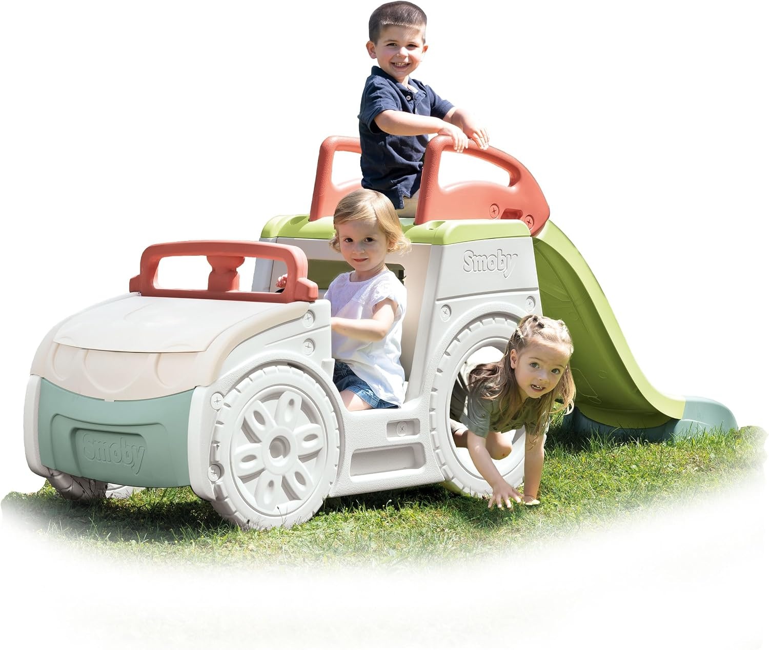 Smoby Activiteitenauto 3-in-1 met Glijbaan & Zandbak - 35% Korting