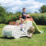 Smoby Activiteitenauto 3-in-1 met Glijbaan & Zandbak - 35% Korting