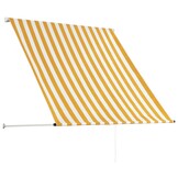 Uittrekbare Luifel 100x150 cm Geel/Wit - 29% Korting!