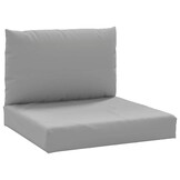 VidaXL Palletkussens 2 stuks, Stof Grijs - 33% Korting
