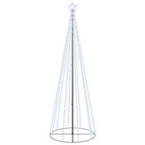 vidaXL Kegelkerstboom 310 LED's 100x300 cm koudwit