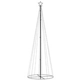 vidaXL Kegelkerstboom 310 LED's 100x300 cm koudwit