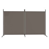 2-Paneels Kamerscherm Antraciet 348x180 cm - 29% Korting!