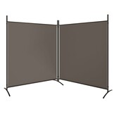 2-Paneels Kamerscherm Antraciet 348x180 cm - 29% Korting!