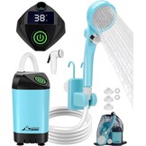Draagbare Campingdouche met 20L Emmer & Oplaadbare Pomp - 29% Korting